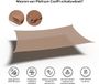 Platinum Sun & Shade Coolfit Schaduwdoek Rechthoek 400x300cm Zand