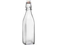 Bormioli Rocco Beugelfles/Weckfles - 500 ml - Vierkant - Transparant