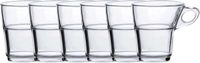 Duralex Espresso glazen Caprice transparant - 6x stuks - 90 ml