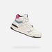 GEOX WASHIBA MEISJES Sneakers - WIT/MULTIKLEUR - Maat 32