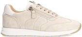 No Stress - Dames - Beige suède sneakers met rits - Maat 41