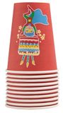 Pro tafelkleed, ref. 89160i, 10 papieren bekers, 20 cl, superhelden