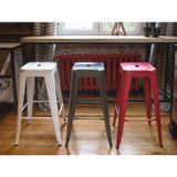Beliani Cabrillo Tabouret de bar Set van 2 - Zwart - Metaal