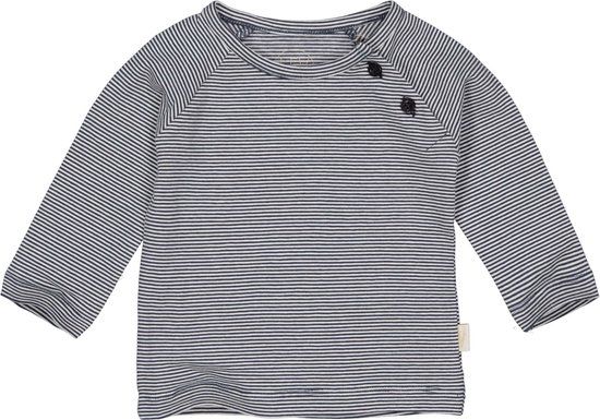 Levv baby jongens shirt Nero aop Blue Night Stripe