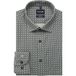 OLYMP Luxor 24/Seven Modern Fit Jersey overhemd gris-vert, imprimé