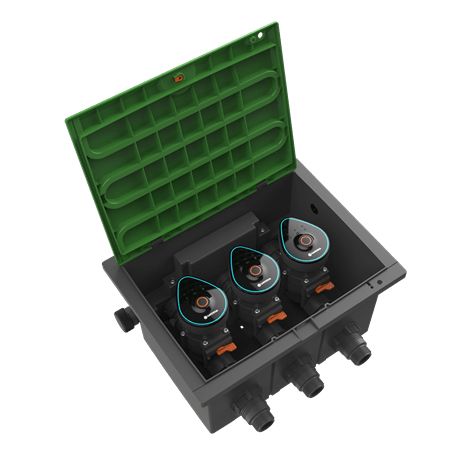 Gardena Valve | Black | 12 bar | 3 pieces