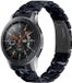Strap-it Resin Smartwatch bandje - Geschikt voor Samsung Galaxy Watch 46mm - Zwart/Wit