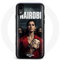Maniacase Etui voor iPhone X La Casa de Papel Nairobi Split