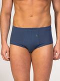 zd ZERO DEFECTS Slip 'Senior Egyptian cotton' donkerblauw