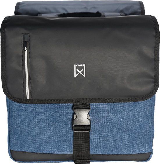 WILLEX Dubbele Businesstas 30L Blauw/Zwart