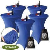 Aventara Statafelrok Donker Blauw x 5 – ∅80-85 x 110 cm met Opbergtas