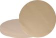 Wicotex Sets de table Uni - 8 pièces - taupe - rond 38 cm