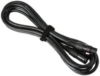 Pulse DMX PLS00412 DMX kabel, 5-polig XLR mannelijk naar vrouwelijk, 2 paar + display, 3 m, zwart