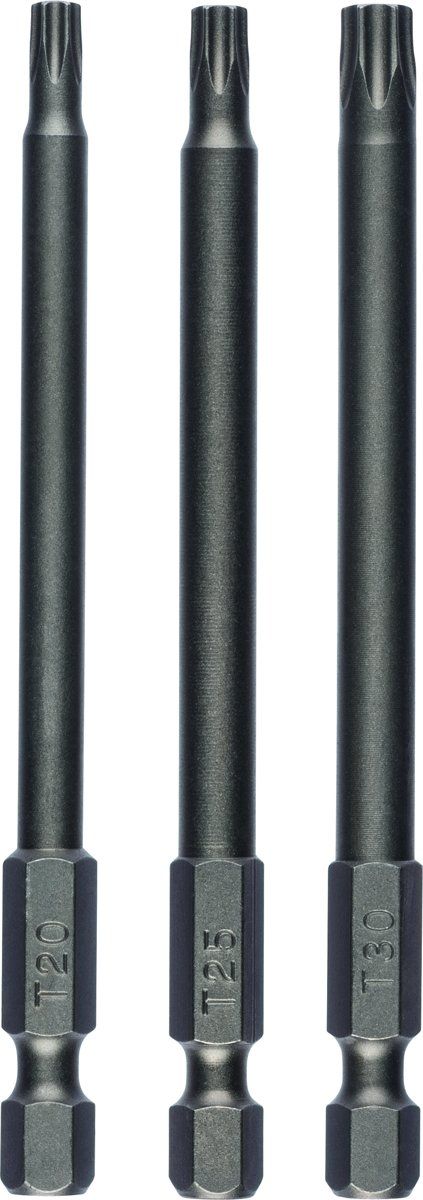 Bosch 3-delige schroefbitset (T) T20; T25; T30; 89 mm