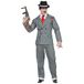 Widmann Maffia Kostuum Originele Krijtstreep Gangster Man Large Carnaval kostuum Verkleedkleding