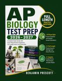 AP Biology Test Prep 2026-2027: Complete Study Guide with Exam-Style Practice Questions, Full Length Exams and Flashcards