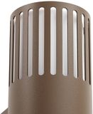 Lindby Applique d'extérieur Lurinda, marron, à 2 lampes, IP44, Ø 10 cm, E27