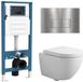 QeramiQ Dely Swirl Toiletset Compact