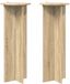 vidaXL Plantenstandaard 2 st sonoma eiken ø40 x 100 cm bewerkt hout