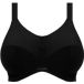 Elomi 8041 Energise U/W Full Cup Ondersteunende Multiway J Hook Sportbeha, Zwart, 75H