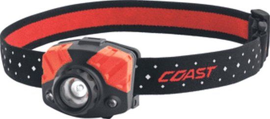 COAS Headlamp, Tarpaulin, LED, Includes 3 Batteries