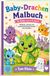 Baby-Drachen Malbuch für Kinder von 4–8 Jahren: Niedliche, einfache und zauberhafte Kawaii-Drachen zum Ausmalen