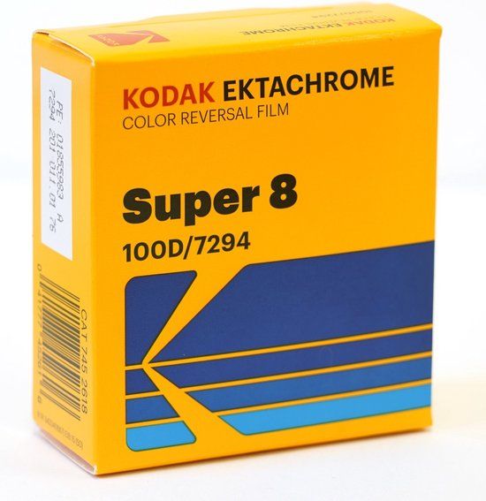 Kodak Ektachrome 100D 8mm Film - 15m - 0041777452616