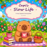 Capi's Slow Life: A Capybara Coloring Book