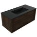 Saniclass Houten Badkamermeubelset - 100cm - Mat Eiken Charcoal