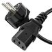 sonero X-SKG-C13G-050B elektriciteitssnoer Zwart 5 m Netstekker type F C13 stekker