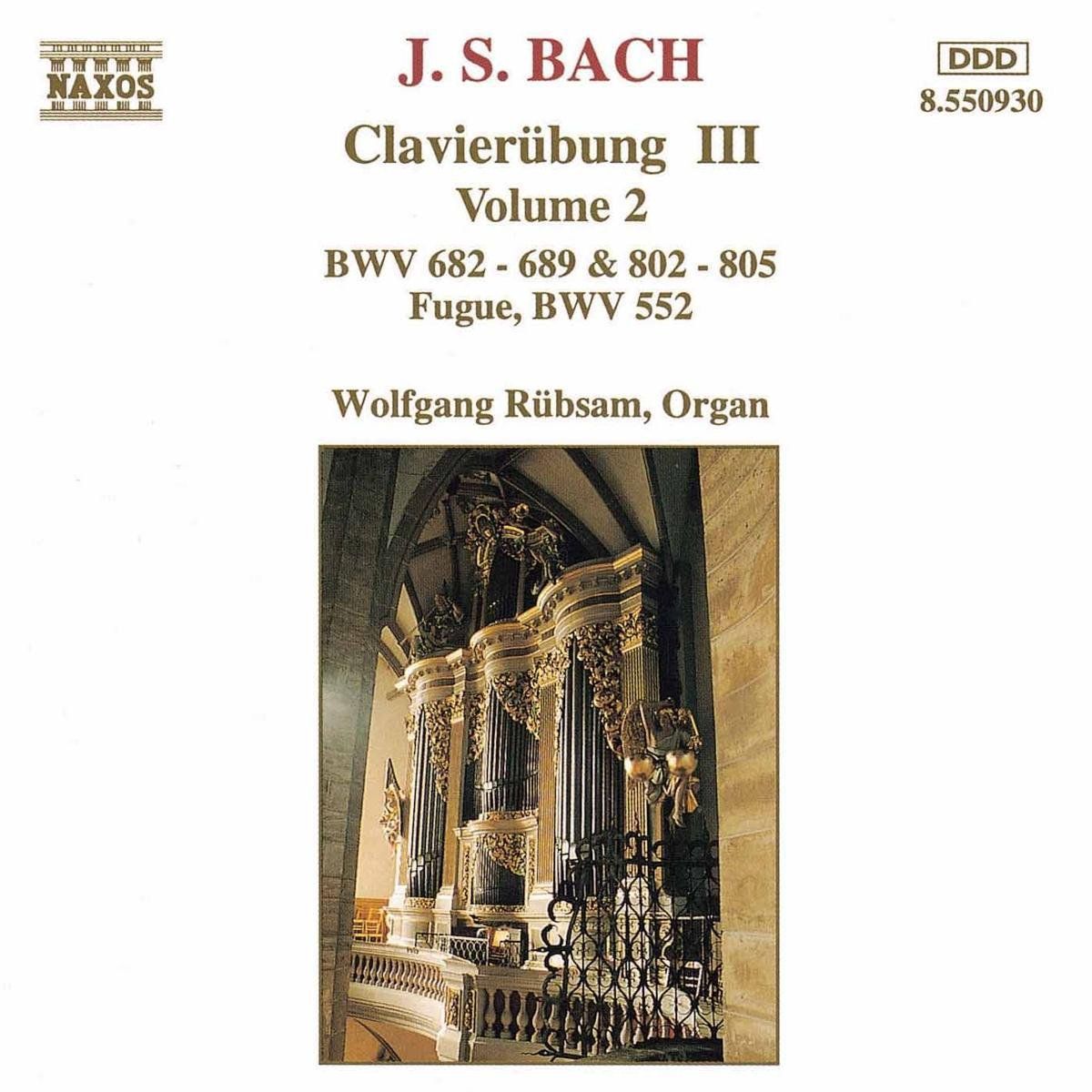 OUTHERE Johann Sebastian Bach: Clavierubung 3 Vol 2 - CD