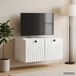 Maison Exclusive - Meuble TV mural montage mural blanc brillant 59,5 x 41 x 30 cm