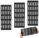 Set de 3 grilles de barbecue réglables
