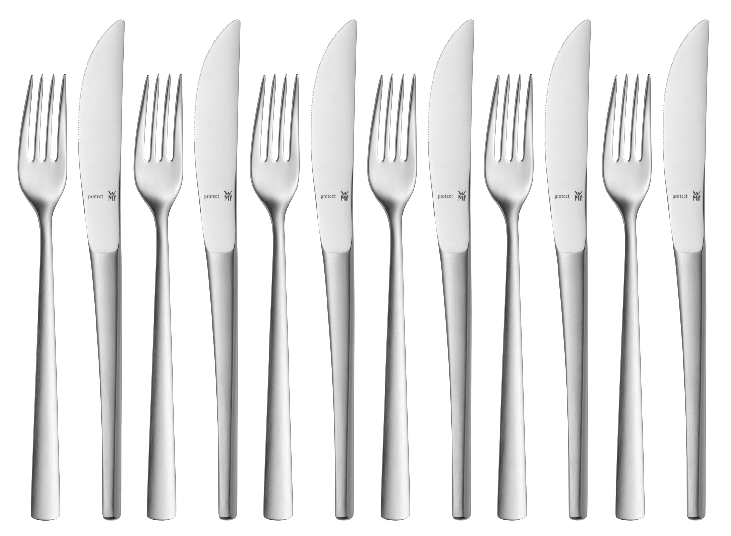 WMF Corvo - Bestekset - 12-delig - 6 Personen - RVS