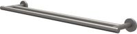 IVY Sanibell IVY Wandhanddoekrek - 60 cm - Dubbel - Geborsteld Metaal Zwart PVD