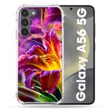Versterkte Samsung Galaxy A56 5G bloem lelie kleur versterkte hoes