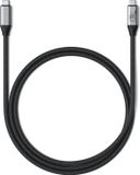 Satechi USB4 Pro Kabel (1.2m/240W) – Ondersteunt Gegevensoverdracht tot 120Gbps – Biedt Opladen tot 240W – Maakt 8K Beelden Mogelijk - Grijs