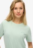 Superdry Essential T-shirt met geborduurd logo Dames Surf Spray Green