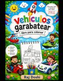 Libro para colorear con dibujos de vehículos adorables para niños de 5 a 15 años.