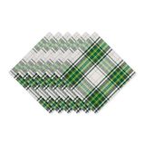 DII St. Patrick's Day Collectie Tafelblad, Servet Set, 20x20, St. Paddy Plaid, 6-delig