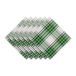 DII St. Patrick's Day Collectie Tafelblad, Servet Set, 20x20, St. Paddy Plaid, 6-delig