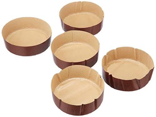 Decora 0320166 Ronde Kartonnen Bakvormen 5-delig Ø 18,5 x H 6 cm - 750 G