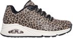 Skechers Uno Chat-Neato Baskets Femme Brun/Noir/Blanc