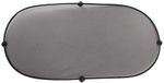SIXTOL CAR SUNSHADE 8 | Zonnescherm met zuignappen voor auto | 100x50 cm | Universeel | UV-bescherming | Opvouwbaar