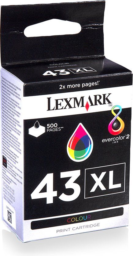 Lexmark 43XL - Inktcartridge Cyaan / Magenta / Geel