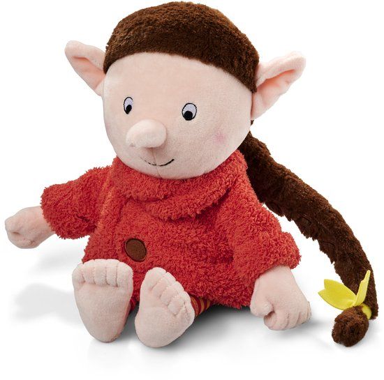 Leopold De Gorgels - Belia Knuffel - 30 cm - Pluche - Rood/Geel/Roze/Bruin