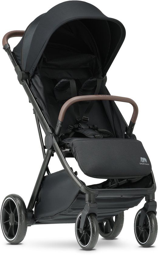 Deryan Rolo XL Luxe Lichtgewicht Buggy - Zwart