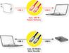 ROLINE GOLD USB4 Gen3x2 Kabel, C-C, M/M, 8K UHD-2, 40Gbit/s, 100W, zwart / goud, 1 m