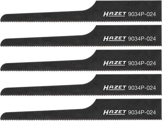 HAZET Decoupeerzaagbladen 24 tanden 93 mm Inclusief koffer