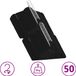 vidaXL - 50-delige Kledinghangerset - Anti-slip - Fluweel - Zwart